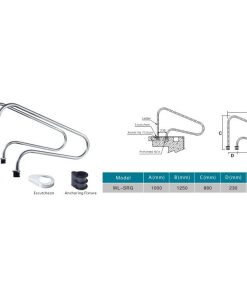 SALIDA CON ANCLAJE Y EMBELLECEDOR LIAN Para Piscina