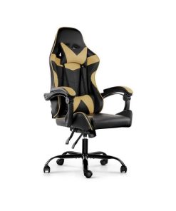Silla Gamer Lumax Modelo Rom Super Oferta negro/dorado