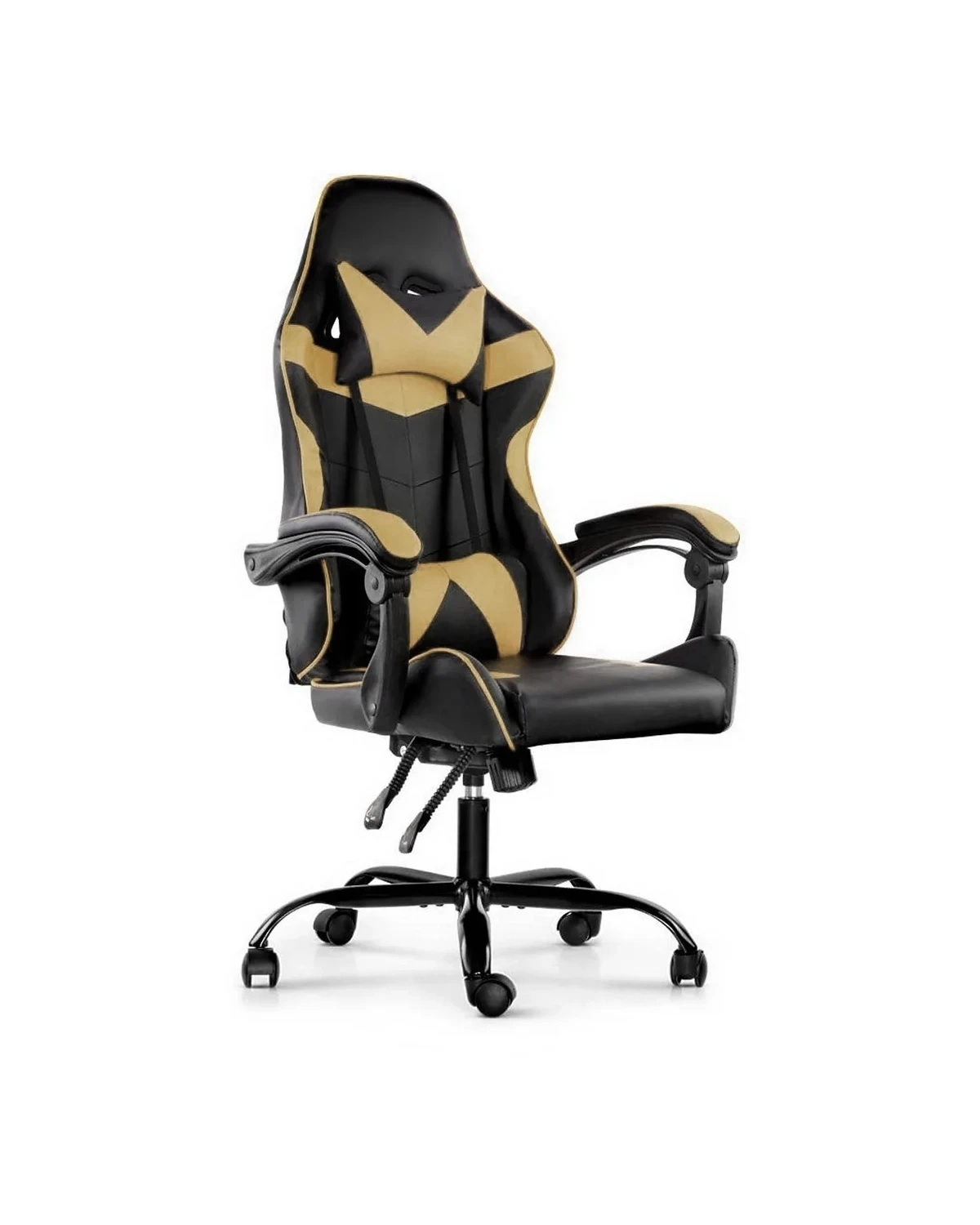 Silla Gamer Lumax Modelo Rom Super Oferta negro/dorado Silla Gamer Lumax Modelo Rom Super Oferta negro/dorado