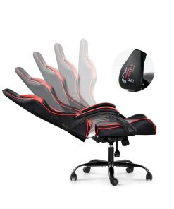 Silla Gamer Lumax Modelo Rom Super Oferta negro/rojo -Gaming