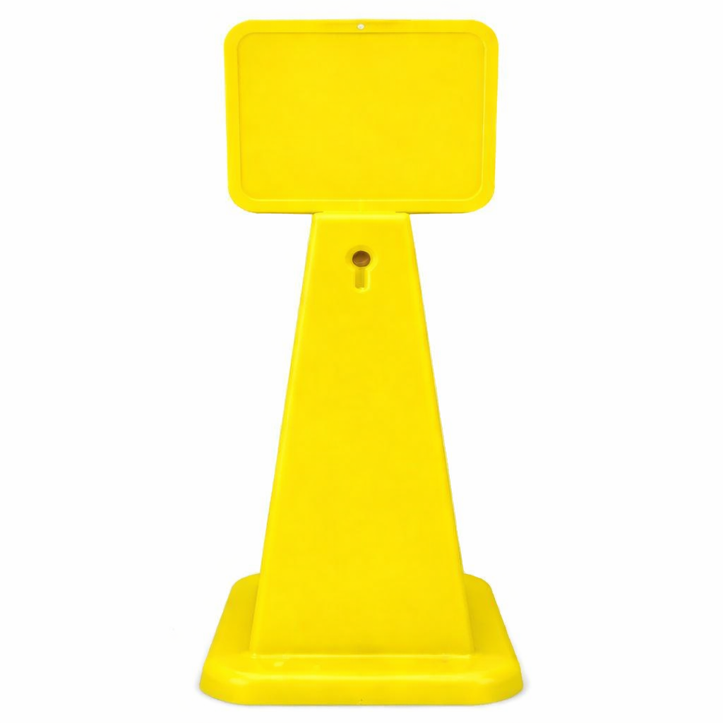 Cartel Cono Cuadrado ''No Estacionar" 1.3kgs 68cm - Vial Cartel Cono Cuadrado ''No Estacionar" 1.3kgs 68cm - Vial