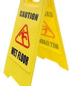 Cartel De Piso Mojado Prevención Atención - Seguridad Vial