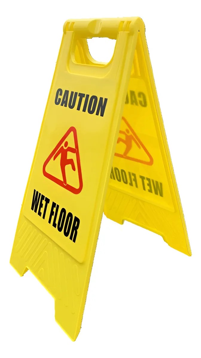 Cartel De Piso Mojado Prevención Atención - Seguridad Vial Cartel De Piso Mojado Prevención Atención - Seguridad Vial