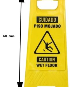 Cartel De Piso Mojado Prevención Atención - Seguridad Vial
