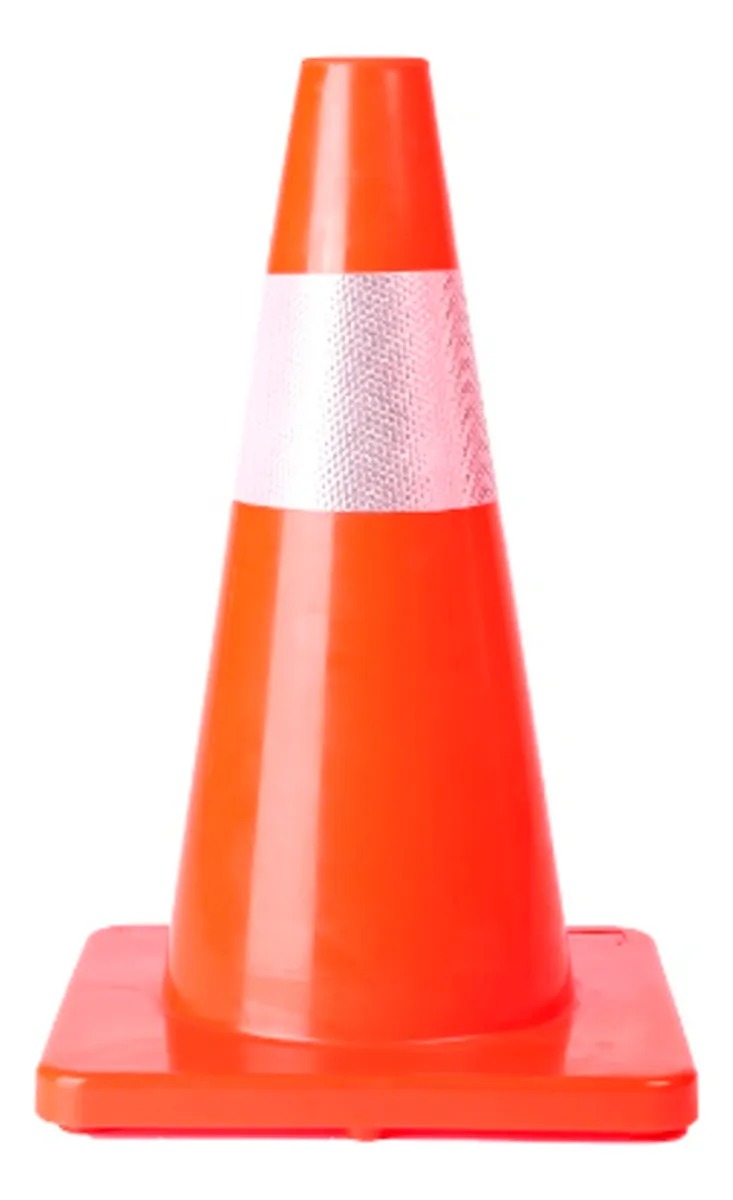 Cono Reflectivo Vial Semi Flexible 30cm - Seguridad Vial Cono Reflectivo Vial Semi Flexible 30cm - Seguridad Vial