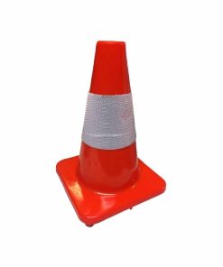 Cono Reflectivo Vial Semi Flexible 30cm - Seguridad Vial