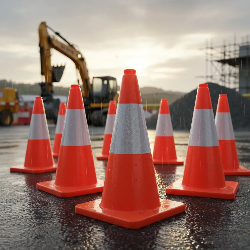 Cono Reflectivo Vial Semi Flexible 30cm - Seguridad Vial Cono Reflectivo Vial Semi Flexible 30cm - Seguridad Vial