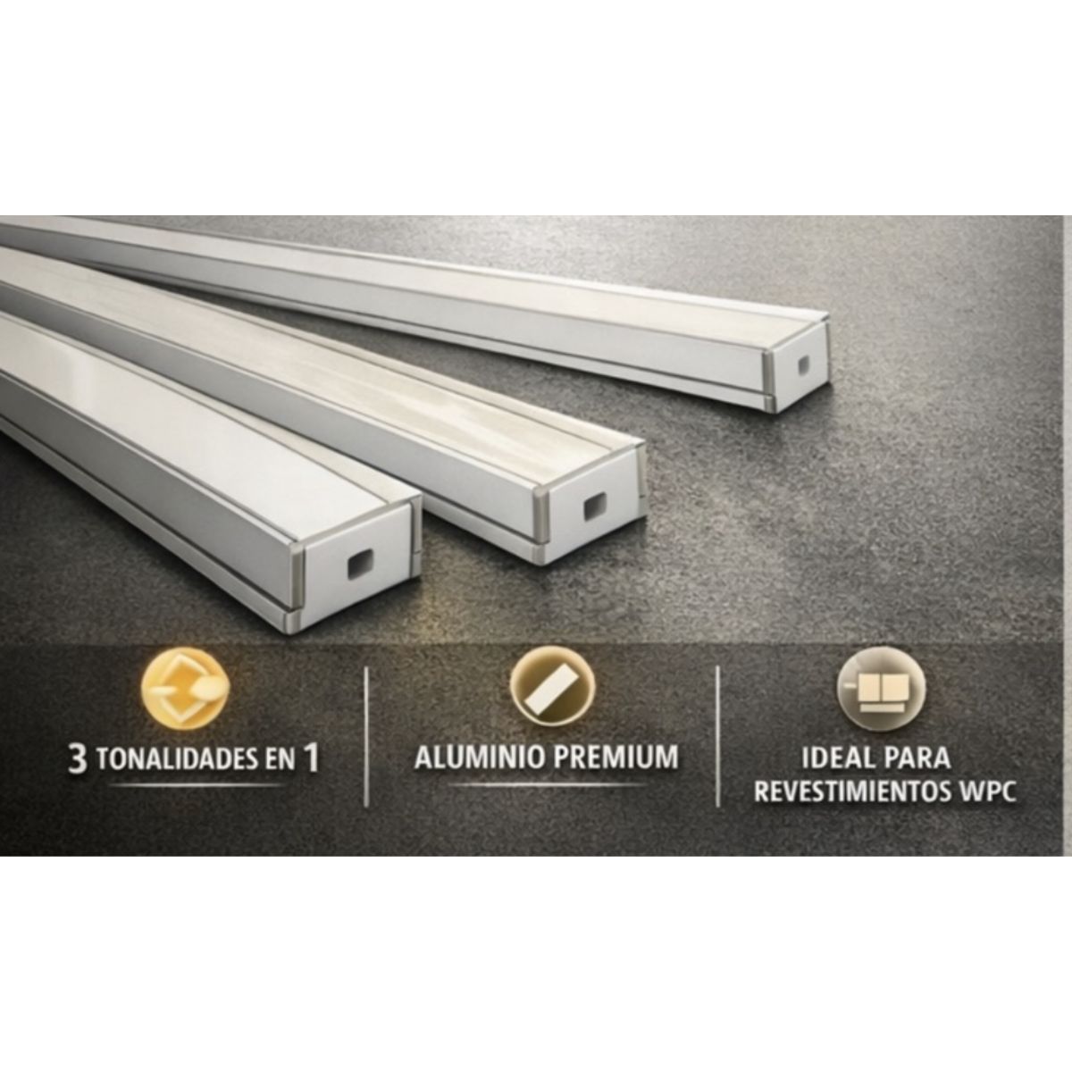 Copia - Luz Led Cálida Para Wpc Encastre, Luz De Wpc Panel 1 Metro Copia - Luz Led Cálida Para Wpc Encastre, Luz De Wpc Panel 1 Metro