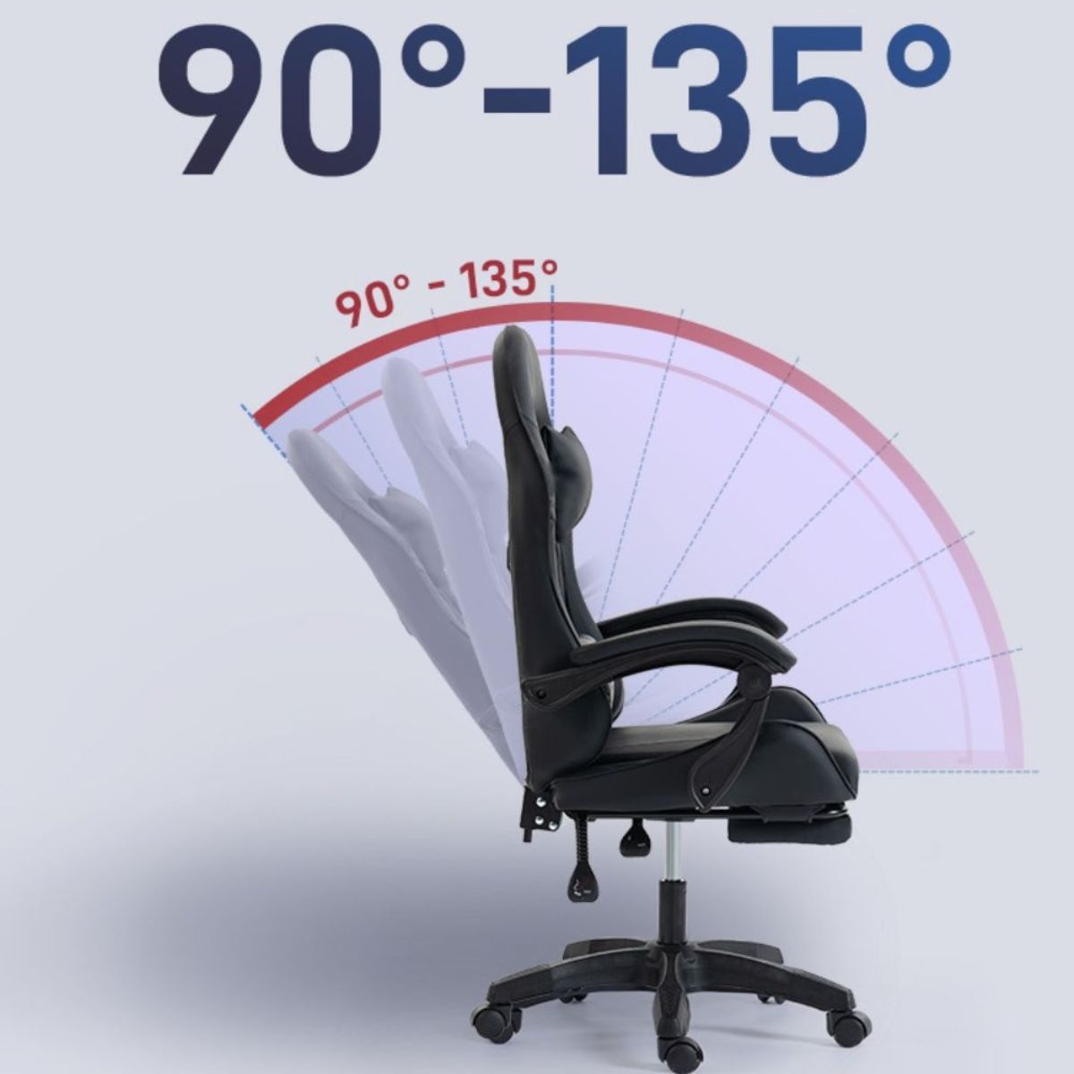 Copia - Silla Gamer SHOT-2025 Ergonómica Reclinable Con Apoyapiés Y Masajeador Negra/Roja Copia - Silla Gamer SHOT-2025 Ergonómica Reclinable Con Apoyapiés Y Masajeador Negra/Roja