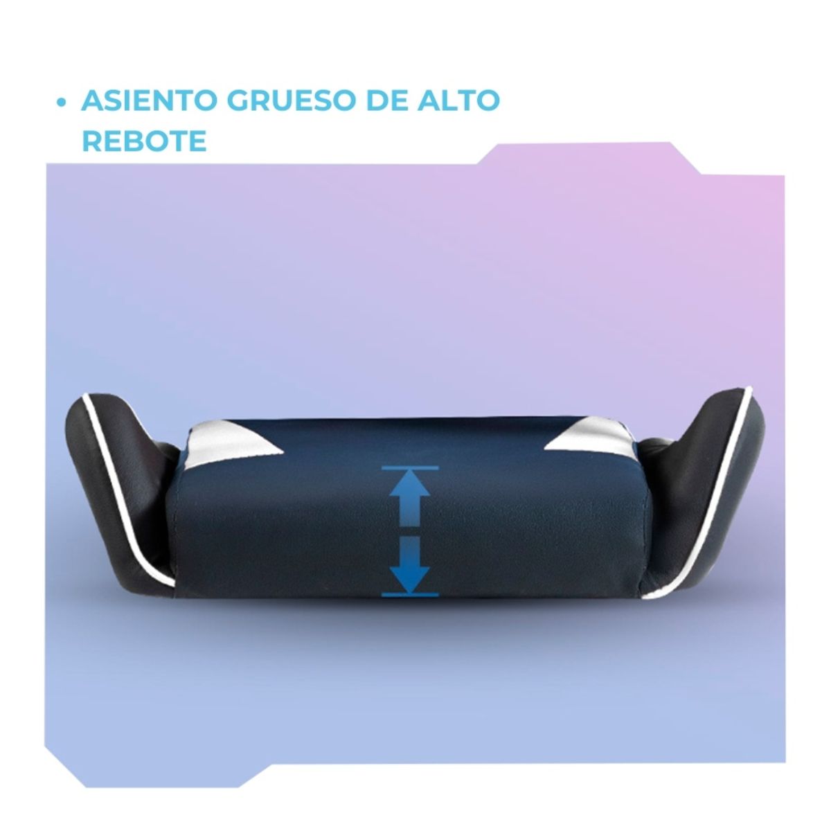 Copia - Silla Gamer SHOT-2025 Ergonómica Reclinable Con Apoyapiés Y Masajeador Negra/Roja