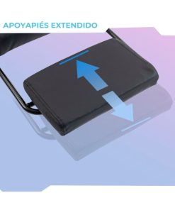 Copia - Silla Gamer SHOT-2025 Ergonómica Reclinable Con Apoyapiés Y Masajeador Negra/Roja