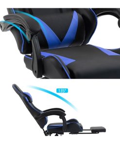 Copia - Silla Gamer SHOT-2025 Ergonómica Reclinable Con Apoyapiés Y Masajeador Negra/Roja