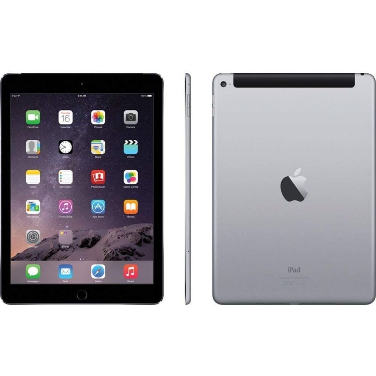 Copia - Tablet IPAD Air 2 9.7" 16GB Wifi Space Gray - MGL12LL/A - A1566 - Reacondicionado