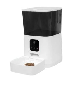 Dispensador Para Mascotas Automático Con Cámara Y Micrófono