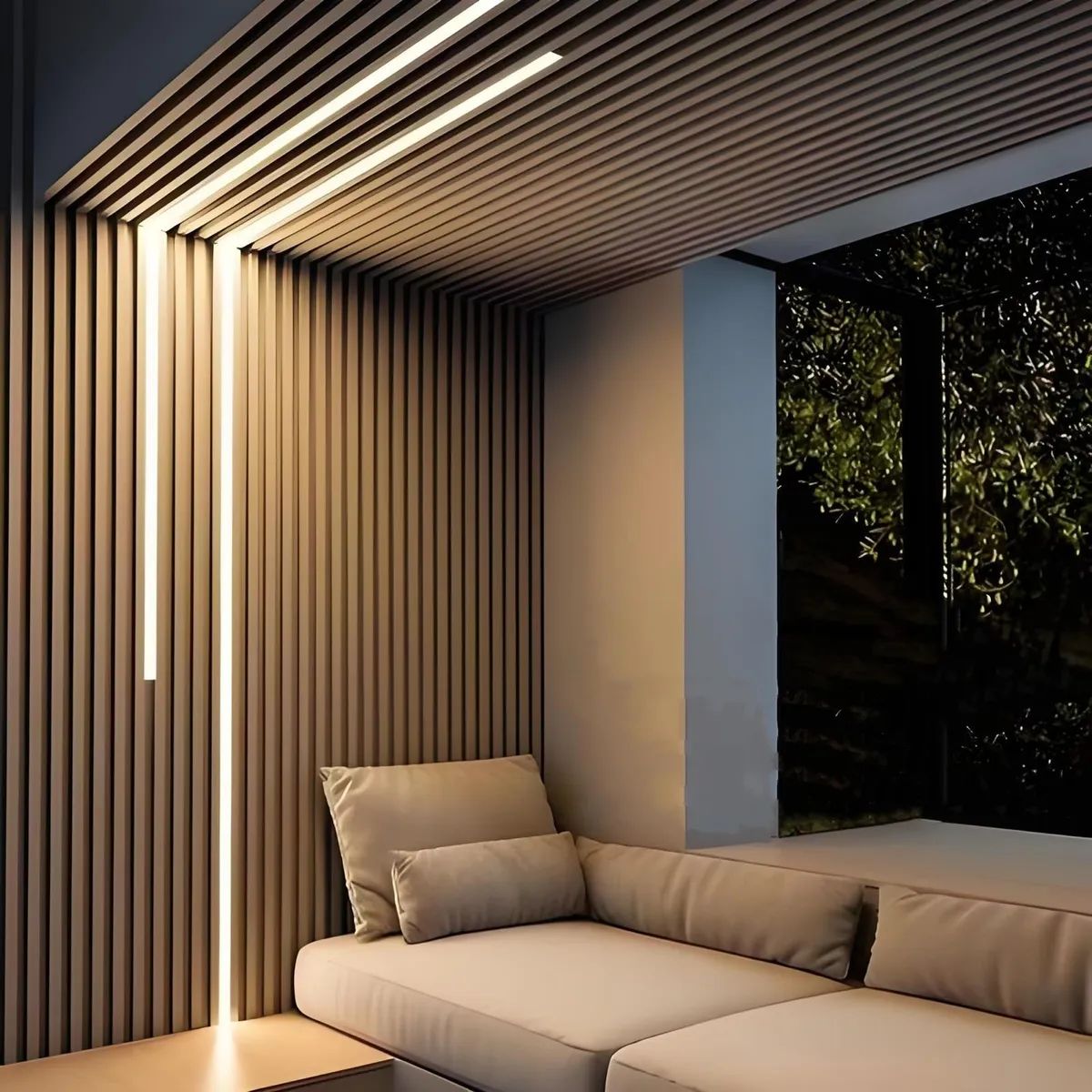 Luz Led NEUTRA Para Wpc Encastre, Luz De Wpc Panel 1 Metro Luz Led NEUTRA Para Wpc Encastre, Luz De Wpc Panel 1 Metro