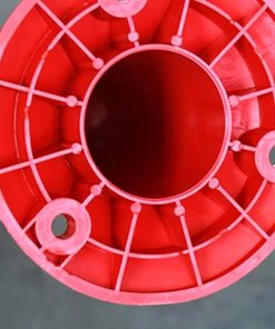 POSTE BOLARDO NARANJA 3 CINTAS REFLECTIVAS - 75 cm