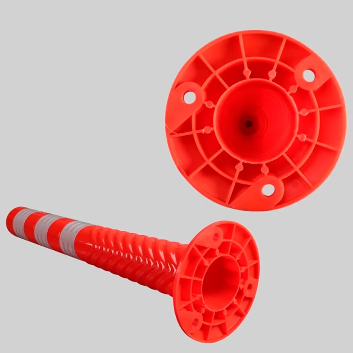 POSTE BOLARDO NARANJA 3 CINTAS REFLECTIVAS - 75 cm POSTE BOLARDO NARANJA 3 CINTAS REFLECTIVAS - 75 cm