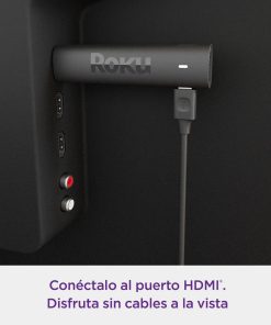 Roku Streaming Stick 4K 3820 de voz 4K negro 1GB memoria RAM