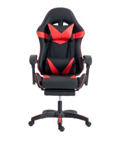 Silla Gamer SHOT-2025 Reclinable Y Masajeador Negra/Roja