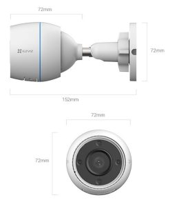 Cámara WiFi Ezviz H3c FHD 1080p Visión Nocturna Infrarrojo