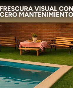 Césped Sintético 10 M2 Pasto Artificial Rollo Decoración 3cm