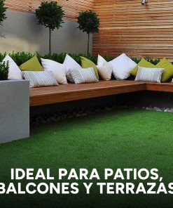 Césped Sintético 50 M2 Pasto Artificial Rollo Decoración 2cm