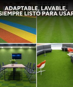 Césped Sintético 50 M2 Pasto Artificial Rollo Decoración 2cm