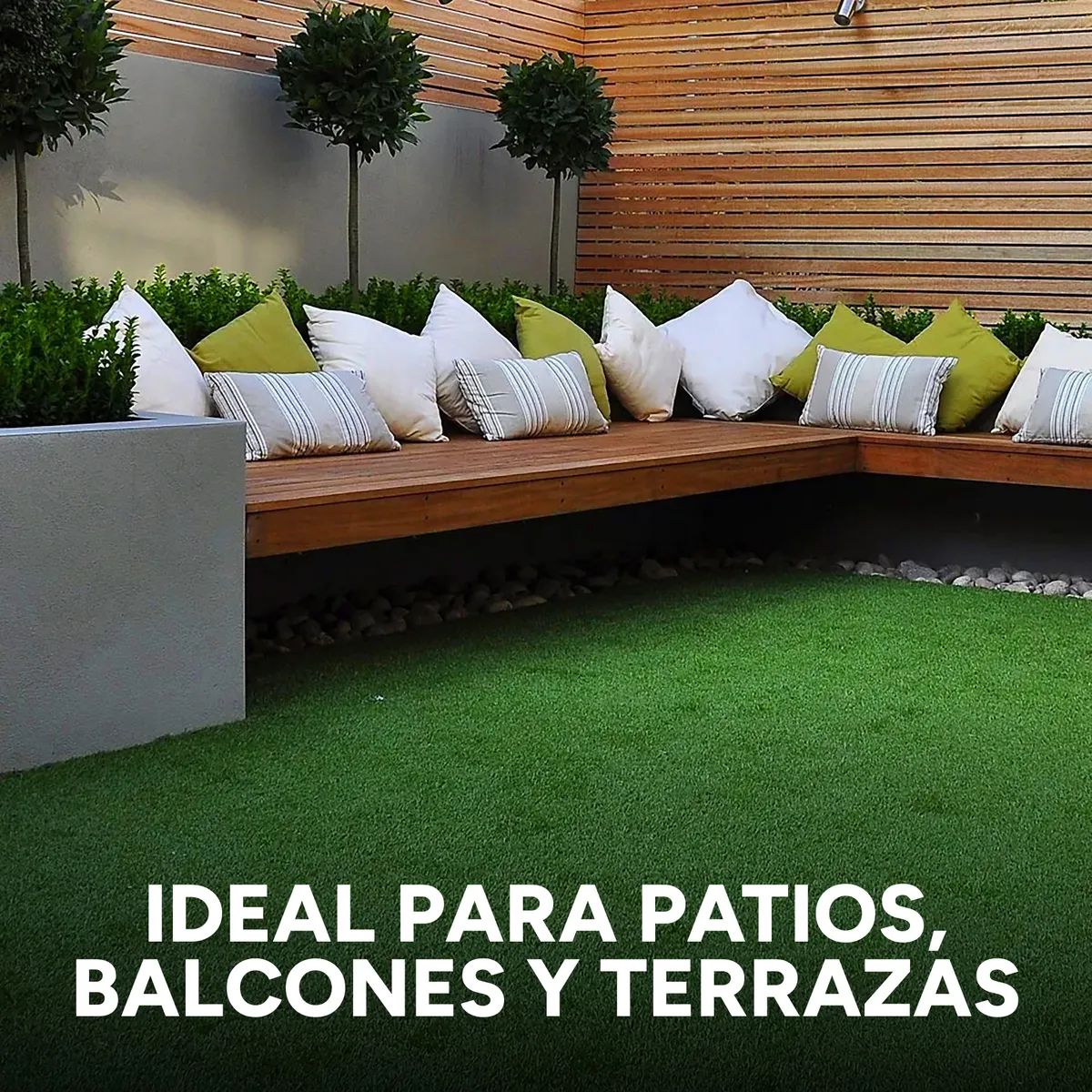 Césped Sintético 50 M2 Pasto Artificial Rollo Decoración 3cm