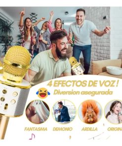 Copia - Microfono Karaoke Bluetooth altavoz Ws 858 Color Azul