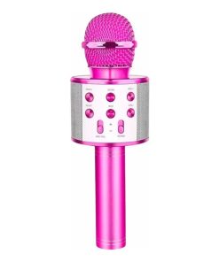 Copia - Microfono Karaoke Bluetooth altavoz Ws 858 Color Dorado