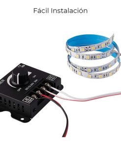 Dimmer Para Regular La Luz Cinta Led 12v-24v 30a