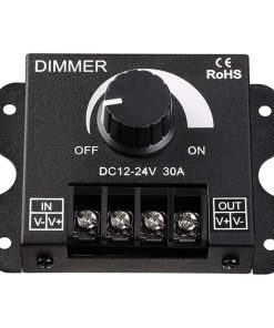 Dimmer Para Regular La Luz Cinta Led 12v-24v 30a