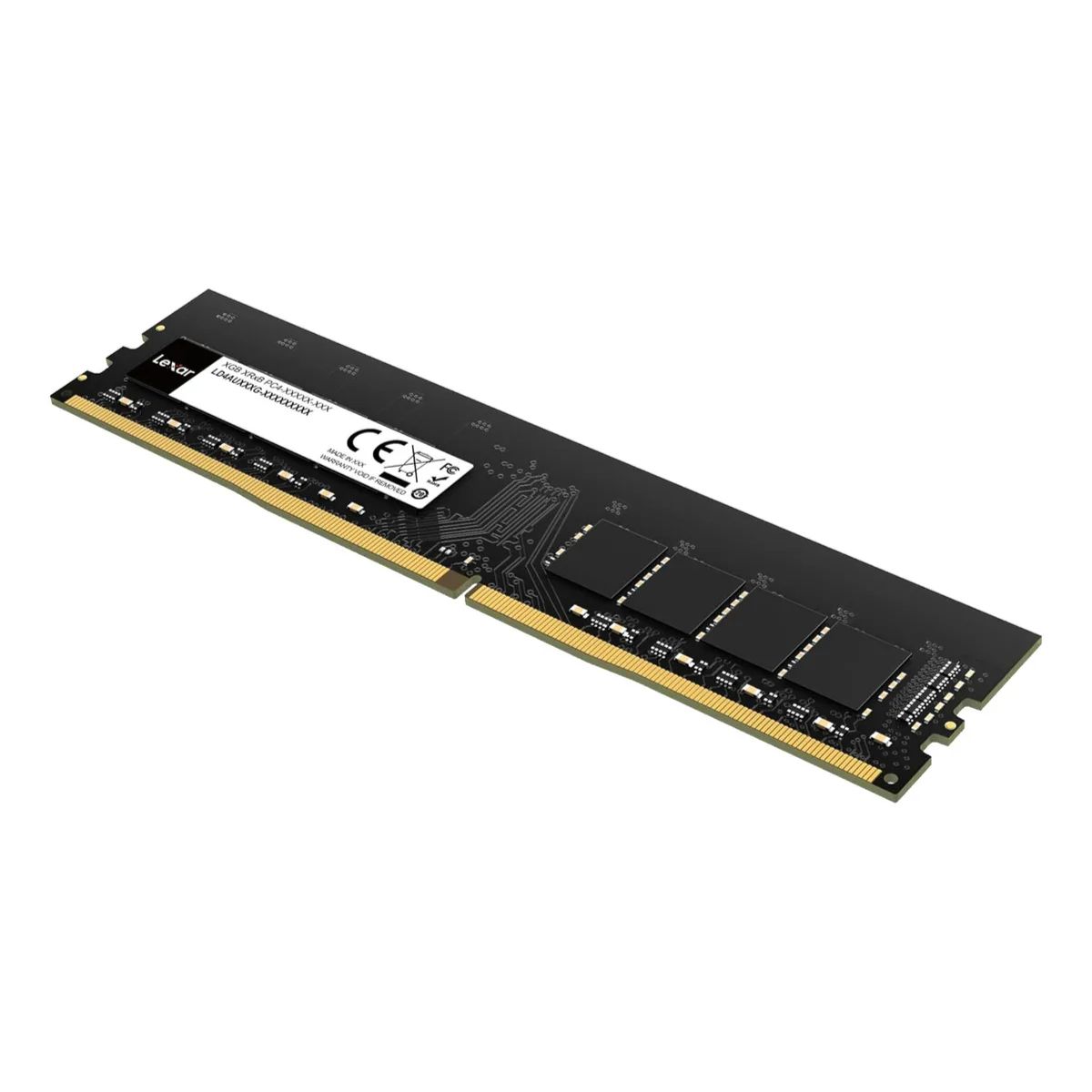 Memoria RAM DDR4 8GB LEXAR color negro
