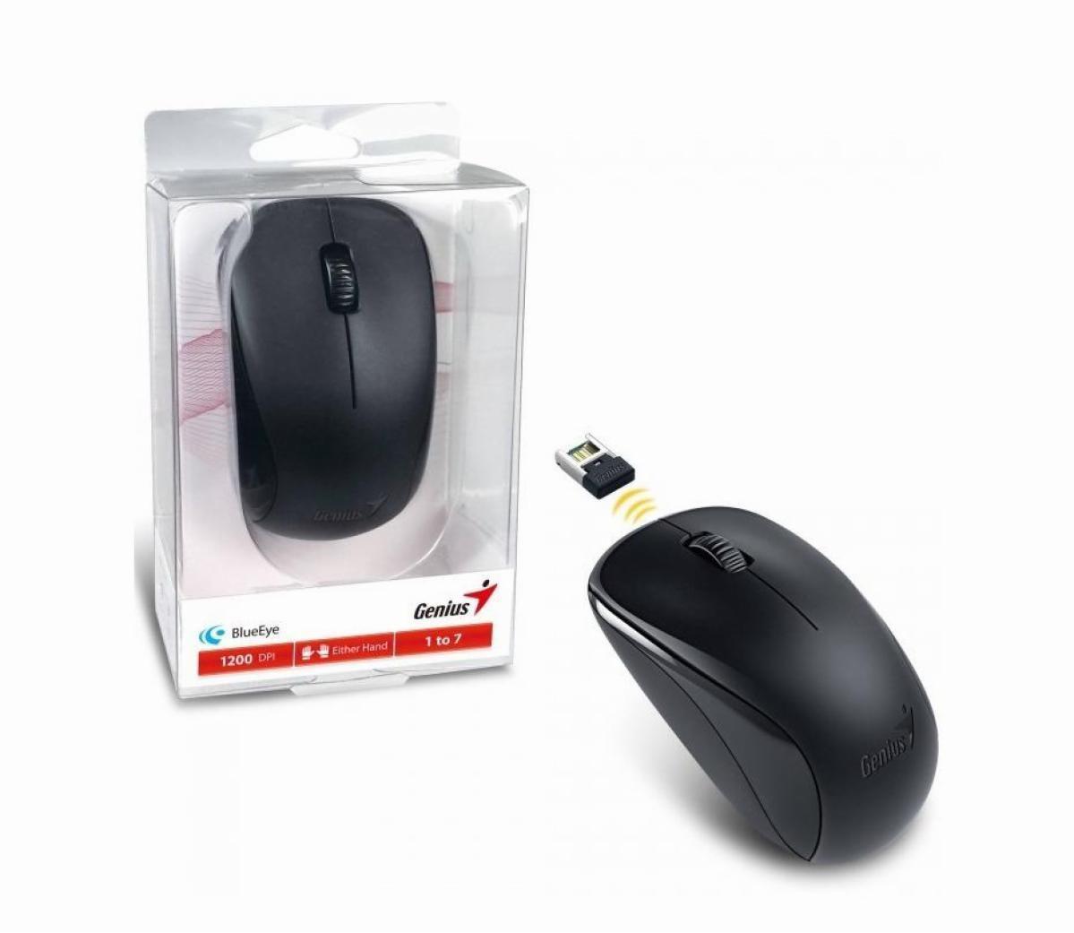 Mouse Inalambico Genius NX-7000 Blueeye USB Negro Mouse Inalambico Genius NX-7000 Blueeye USB Negro