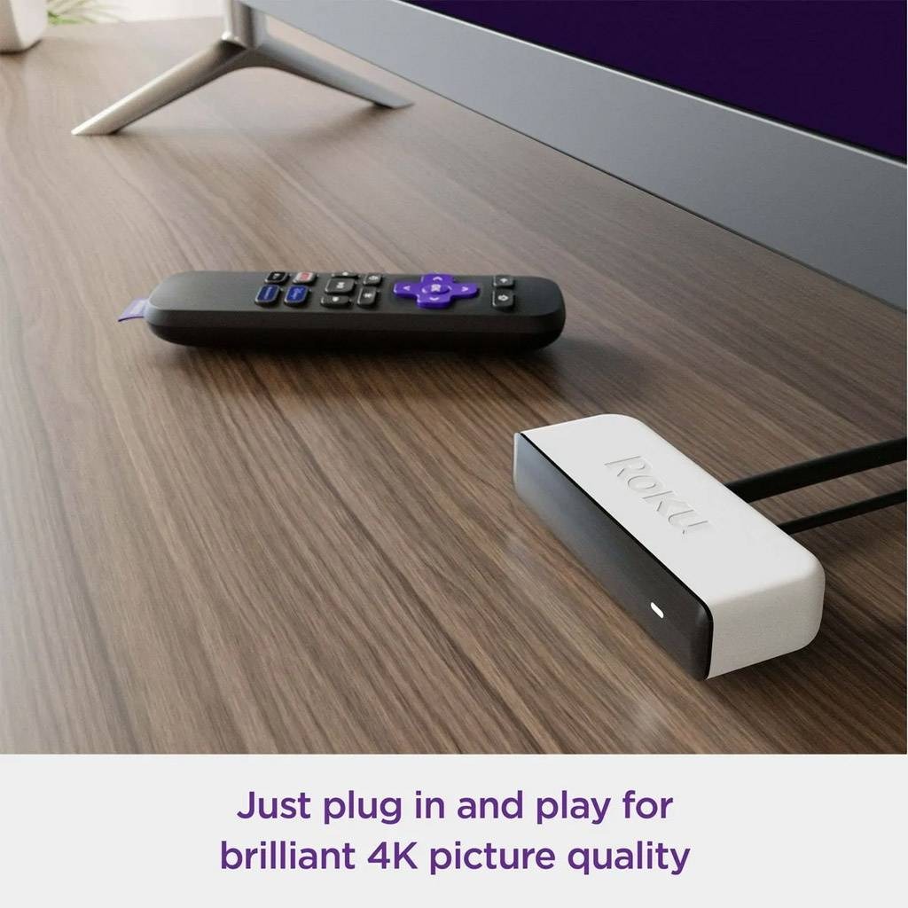 Roku Streaming Stick 4K 3820 de voz 4K negro 1GB memoria RAM