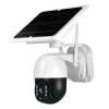 Cámara Seguridad Solar 4k Exterior Wifi Ptz Doble Lente Led