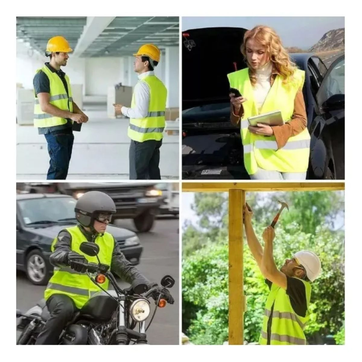 Copia - Chaleco Seguridad Con Bandas Reflectivo Para Moto Bicicleta 120grs Copia - Chaleco Seguridad Con Bandas Reflectivo Para Moto Bicicleta 120grs