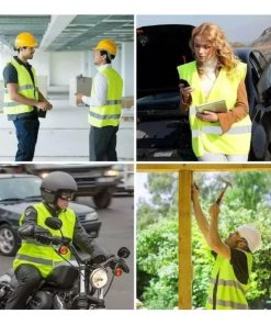 Copia - Chaleco Seguridad Con Bandas Reflectivo Para Moto Bicicleta 60grs