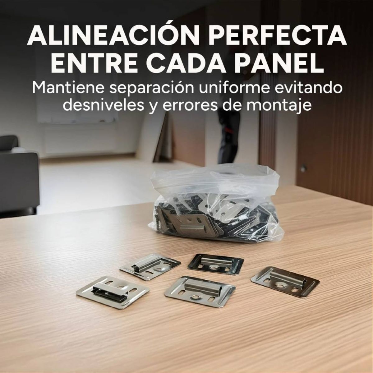 Copia - Clips De Fijación Para Panel de Revestimiento WPC Pack X 10 Unidades Copia - Clips De Fijación Para Panel de Revestimiento WPC Pack X 10 Unidades