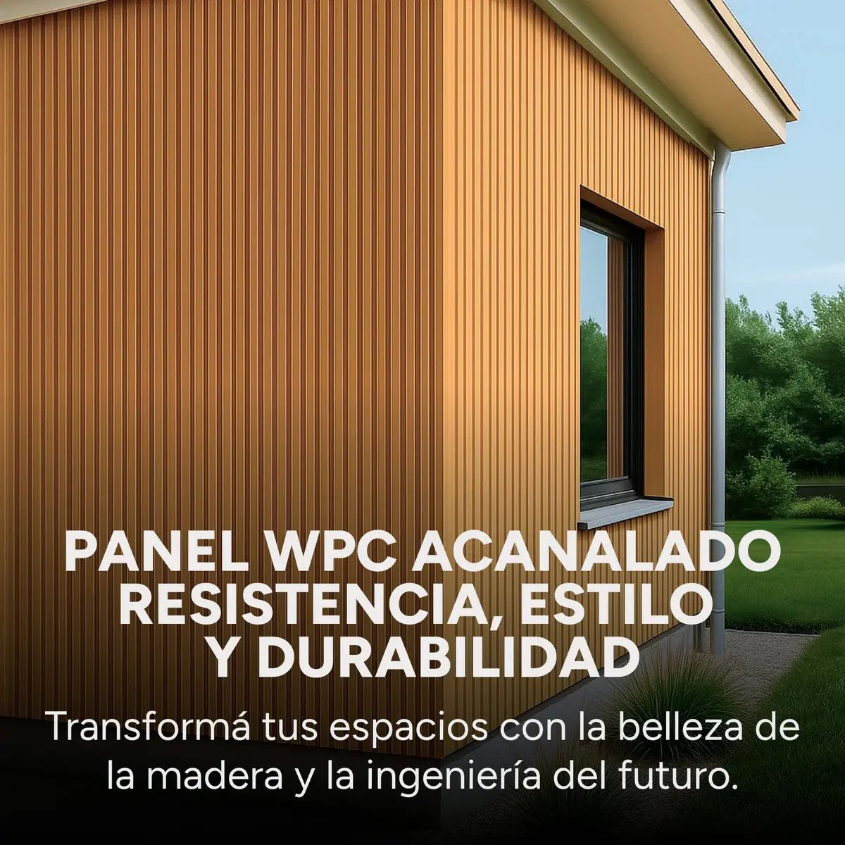 Copia - Pack X30 Wpc Simil Madera Panel Lambrin 290x16.7 Gris Oscuro