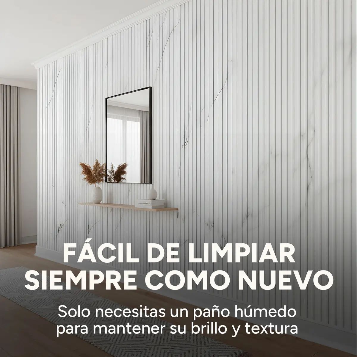 Copia - Pack X30 Wpc Wall Panel Lambrin 290x16.7cm BLANCO HUESO