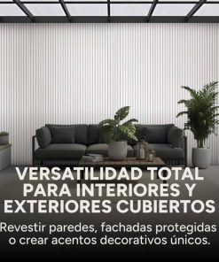 Copia - Pack X30 Wpc Wall Panel Lambrin 290x16.7cm BLANCO MARMOL