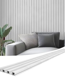 Copia - Pack X50 Wpc Wall Panel Lambrin 290x16.7cm BLANCO HUESO