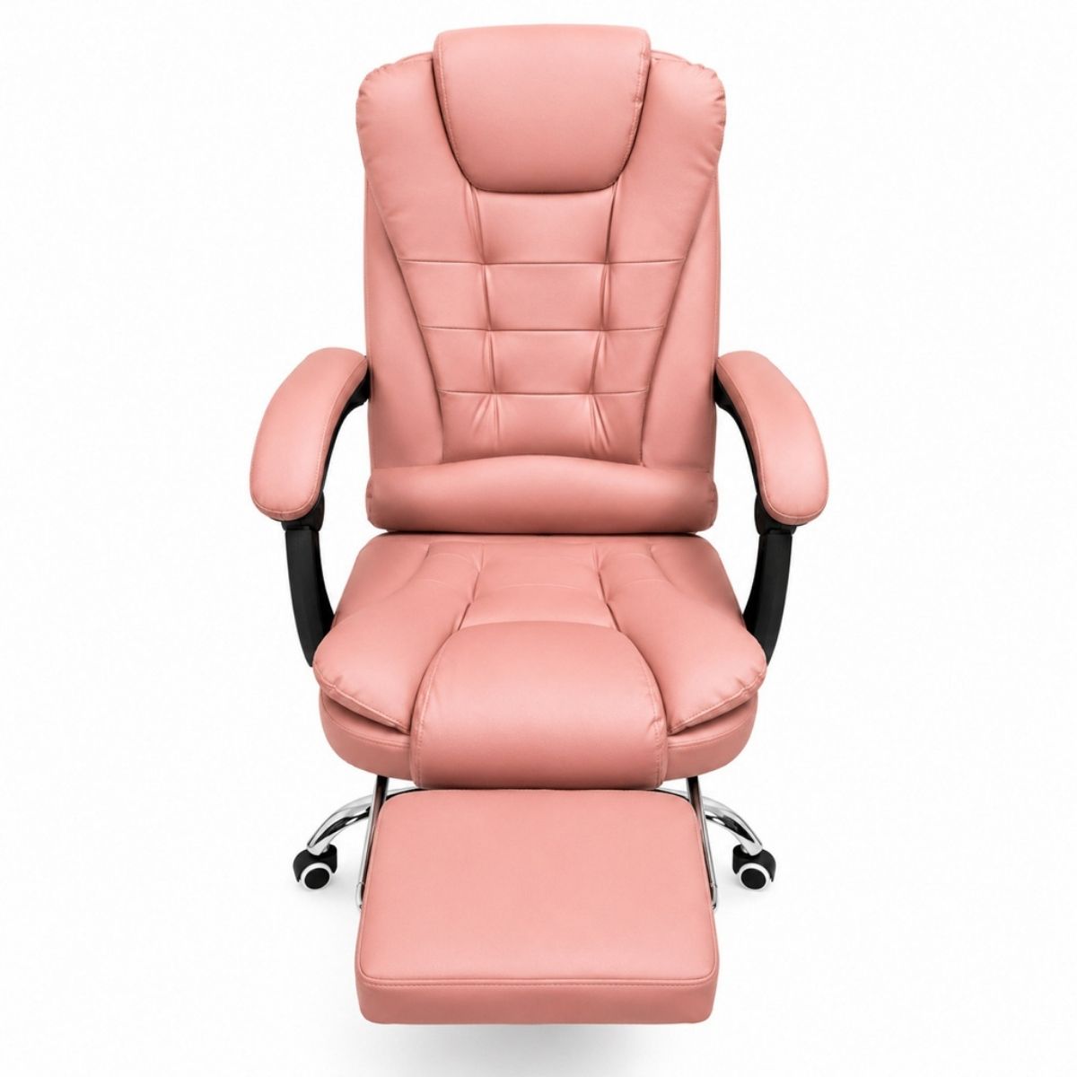 Copia - Silla ejecutiva cuero con apoya pies y 2 puntos de masajes NEGRA Copia - Silla ejecutiva cuero con apoya pies y 2 puntos de masajes NEGRA