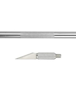 Copia - Trincheta Profesional Cortante D Precisión De Aluminio Con 5 Cuchillas PLATEADO