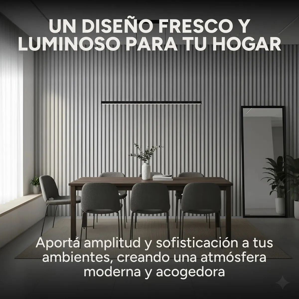 Copia - Wpc Revestimiento Simil Madera Lambrin 2.90x16.7 Gris Oscuro Gris Oscuro