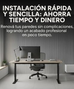 Copia - Wpc Revestimiento Simil Madera Lambrin 2.90x16.7 Gris Oscuro Gris Oscuro