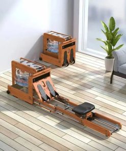 Maquina Simulador Remo De Agua Plegable Madera 158kg