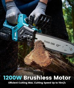 Motosierra Profesional Industrial 30cm Inalambrica c/2 Bat