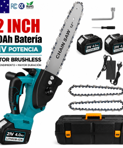 Motosierra Profesional Industrial 30cm Inalambrica c/2 Bat